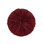 J. Queen New York Decorative Coordinate Pillows Bordeaux Tufted Round Decorative Throw Pillow