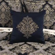 J. Queen New York Decorative Coordinate Pillows Bradley 18" Square Decorative Throw Pillow