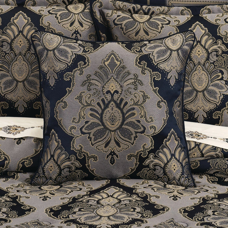 J. Queen New York Decorative Coordinate Pillows Bradley 20" Square Decorative Throw Pillow