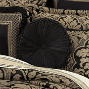 J. Queen New York Decorative Coordinate Pillows Brunello Tufted Round Decorative Throw Pillow