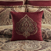 J. Queen New York Decorative Coordinate Pillows Calistoga 18" Square Embellished Decorative Throw Pillow