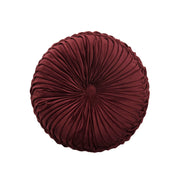J. Queen New York Decorative Coordinate Pillows Calistoga Tufted Round Decorative Throw Pillow