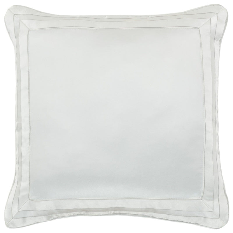 J. Queen New York Decorative Coordinate Pillows Calvari Platinum 20" Square Decorative Throw Pillow