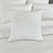 J. Queen New York Decorative Coordinate Pillows Calvari Platinum 20" Square Decorative Throw Pillow