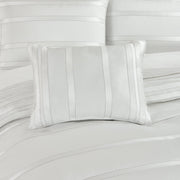 J. Queen New York Decorative Coordinate Pillows Calvari Platinum Boudoir Decorative Throw Pillow