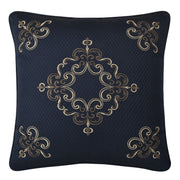 J. Queen New York Decorative Coordinate Pillows Caruso 18" Square Embellished Decorative Throw Pillow