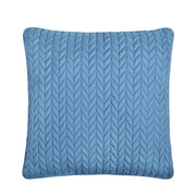 J. Queen New York Decorative Coordinate Pillows Cayman 20" Square Quilted Decorative Throw Pillow