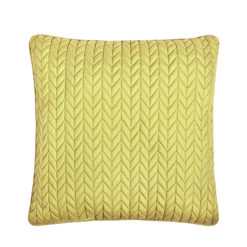 J. Queen New York Decorative Coordinate Pillows Cayman 20" Square Quilted Decorative Throw Pillow