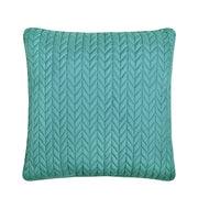 J. Queen New York Decorative Coordinate Pillows Cayman 20" Square Quilted Decorative Throw Pillow