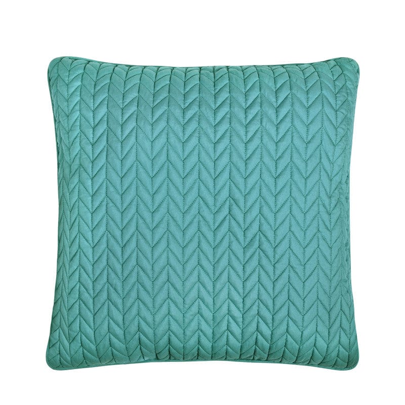 J. Queen New York Decorative Coordinate Pillows Cayman 20" Square Quilted Decorative Throw Pillow