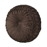J. Queen New York Decorative Coordinate Pillows Cerino Tufted Round Decorative Throw Pillow