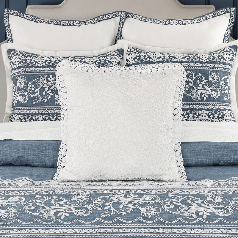 J. Queen New York Decorative Coordinate Pillows Chantalee 18" Square Decorative Throw Pillow