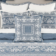 J. Queen New York Decorative Coordinate Pillows Chantalee 18" Square Embroidered Decorative Throw Pillow