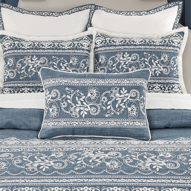 J. Queen New York Decorative Coordinate Pillows Chantalee Boudoir Decorative Throw Pillow