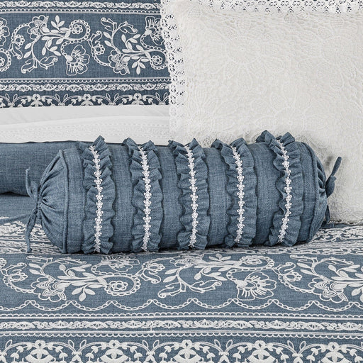 J. Queen New York Decorative Coordinate Pillows Chantalee Neckroll Pillow