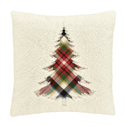 J. Queen New York Decorative Coordinate Pillows Christopher Plaid 20" Square Embellished Decorative Throw Pillow