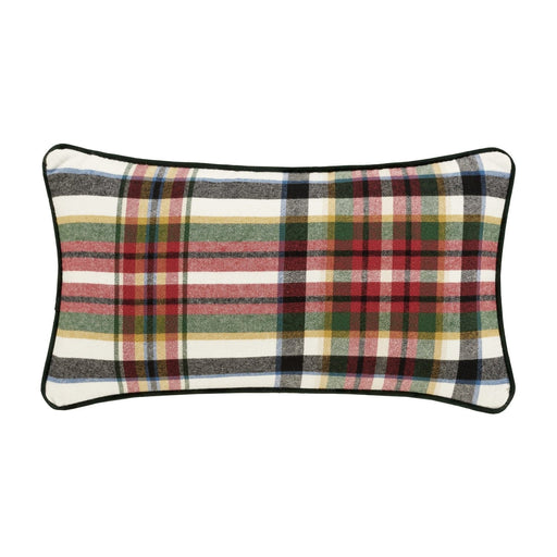 J. Queen New York Decorative Coordinate Pillows Christopher Plaid Boudoir Decorative Throw Pillow