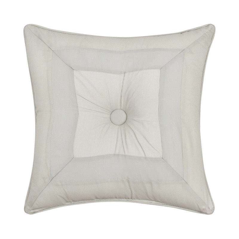 J. Queen New York Decorative Coordinate Pillows Clarice 18" Square Decorative Throw Pillow