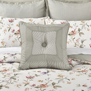 J. Queen New York Decorative Coordinate Pillows Clarice 18" Square Decorative Throw Pillow