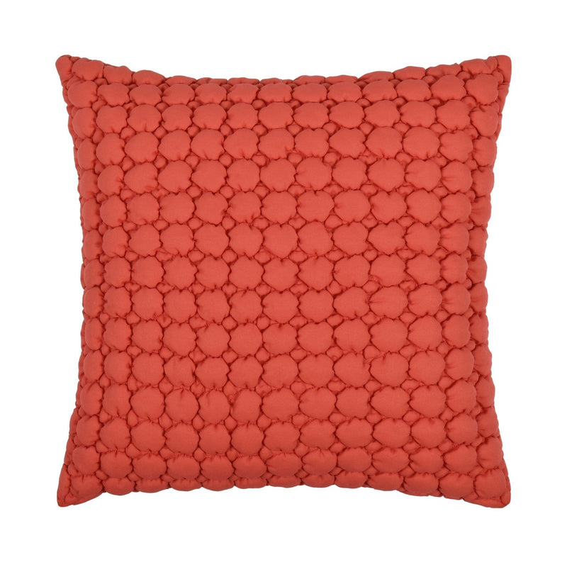 J. Queen New York Decorative Coordinate Pillows Cloud Puff 20" Square Quilted Decorative Throw Pillow
