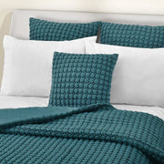 J. Queen New York Decorative Coordinate Pillows Cloud Puff 20" Square Quilted Decorative Throw Pillow