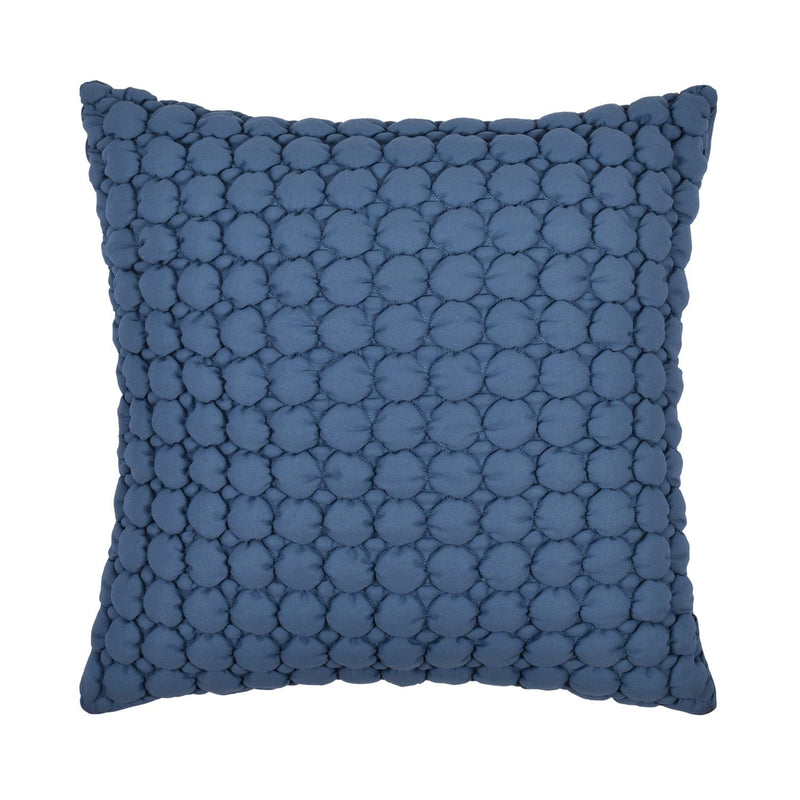 J. Queen New York Decorative Coordinate Pillows Cloud Puff 20" Square Quilted Decorative Throw Pillow