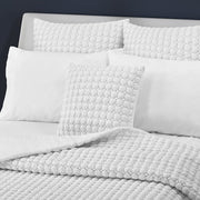 J. Queen New York Decorative Coordinate Pillows Cloud Puff 20" Square Quilted Decorative Throw Pillow