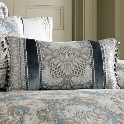 J. Queen New York Decorative Coordinate Pillows Crystal Palace Boudoir Decorative Throw Pillow