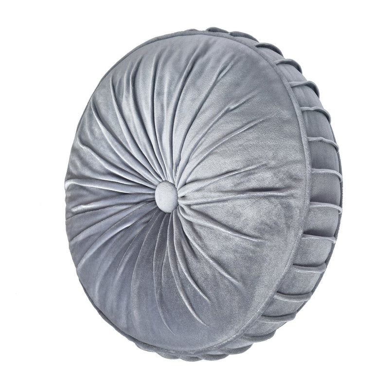 J. Queen New York Decorative Coordinate Pillows Dicaprio Tufted Round Decorative Throw Pillow