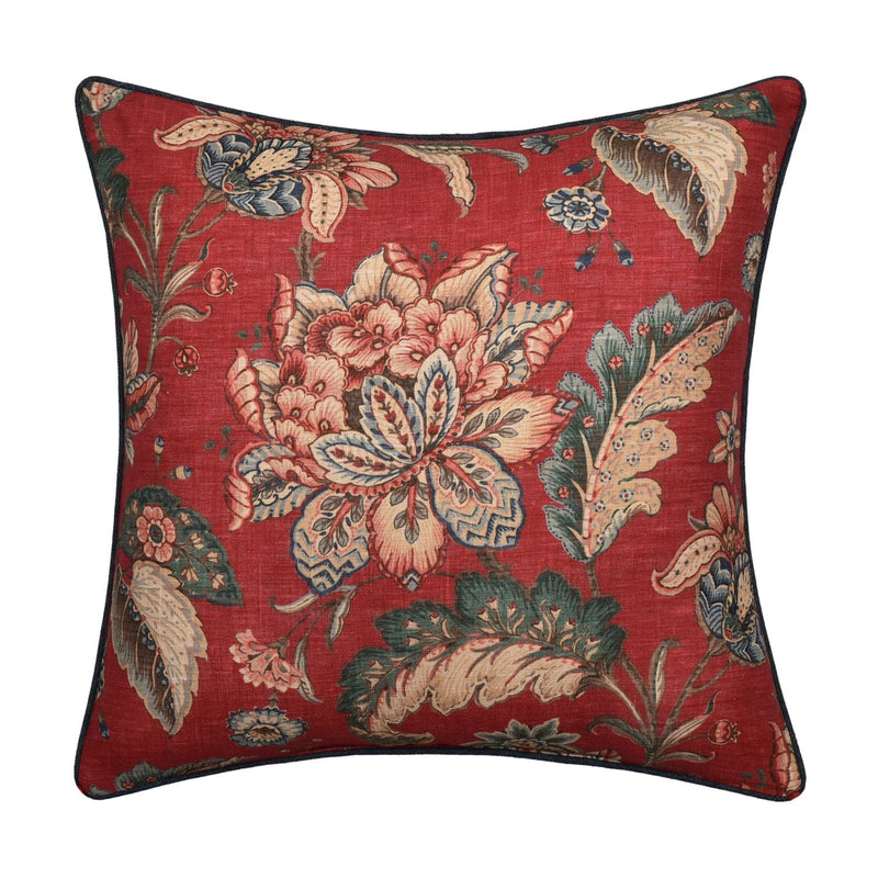 J. Queen New York Decorative Coordinate Pillows Enchanted Garden 20" Square Decorative Throw Pillow
