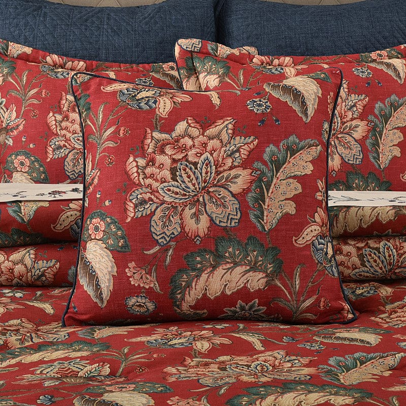 J. Queen New York Decorative Coordinate Pillows Enchanted Garden 20" Square Decorative Throw Pillow