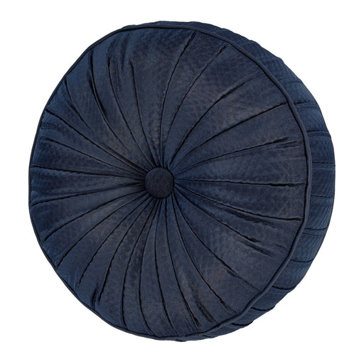 J. Queen New York Decorative Coordinate Pillows Excelsior Tufted Round Decorative Throw Pillow