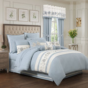 J. Queen New York Decorative Coordinate Pillows Garden Bloom 18" Square Decorative Throw Pillow