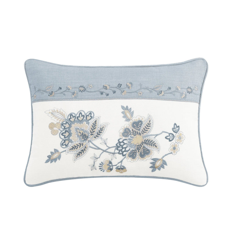 J. Queen New York Decorative Coordinate Pillows Garden Bloom Boudoir Decorative Throw Pillow