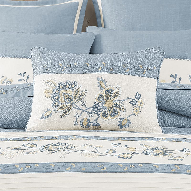 J. Queen New York Decorative Coordinate Pillows Garden Bloom Boudoir Decorative Throw Pillow