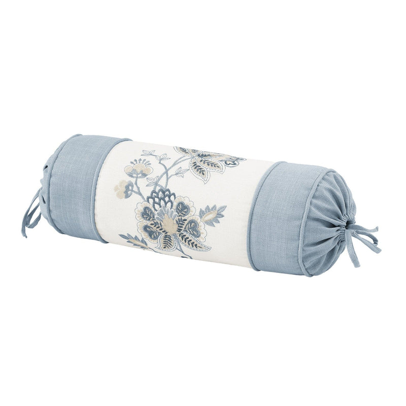 J. Queen New York Decorative Coordinate Pillows Garden Bloom Neckroll Pillow