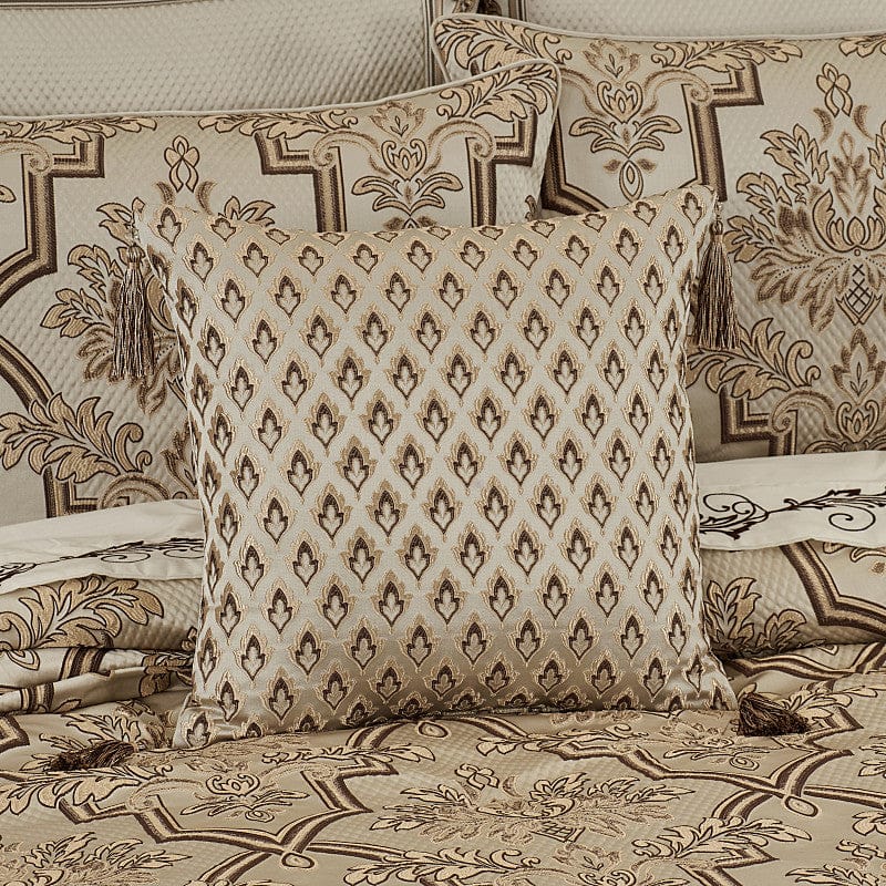 J. Queen New York Decorative Coordinate Pillows Gold Coast 18" Square Decorative Throw Pillow