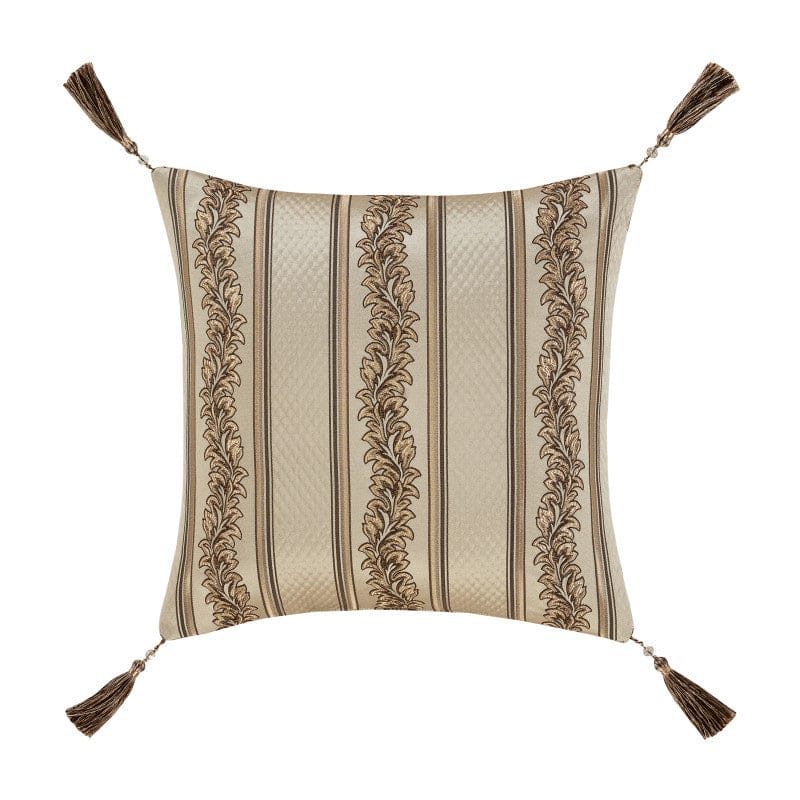 J. Queen New York Decorative Coordinate Pillows Gold Coast 18" Square Decorative Throw Pillow