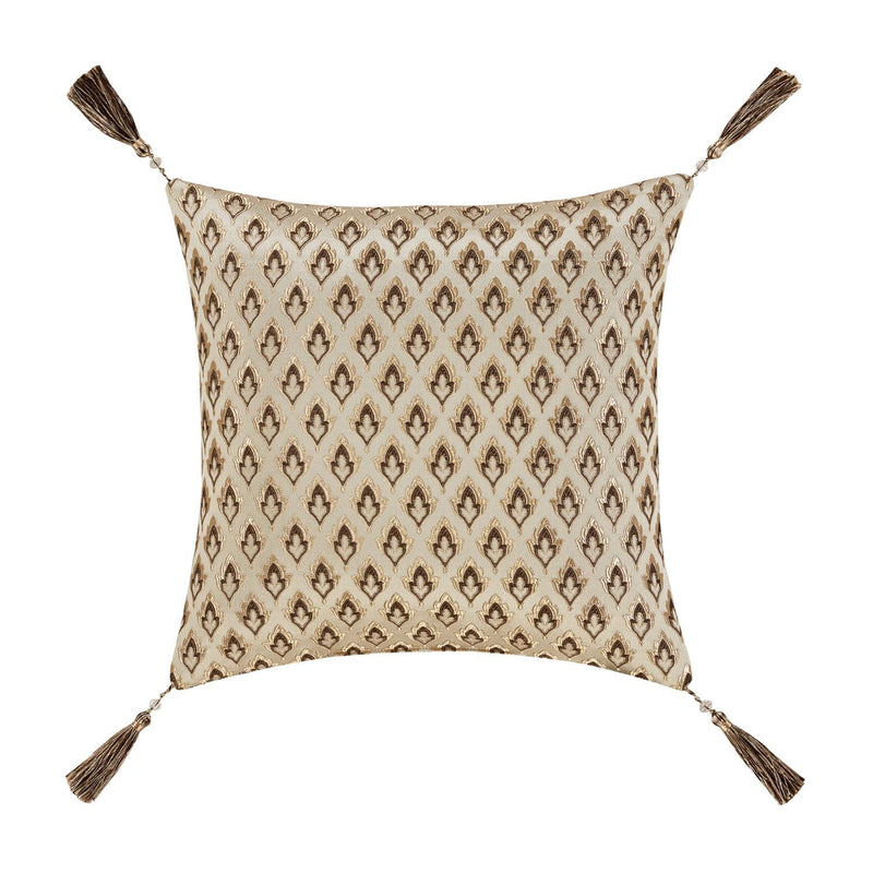 J. Queen New York Decorative Coordinate Pillows Gold Coast 18" Square Decorative Throw Pillow