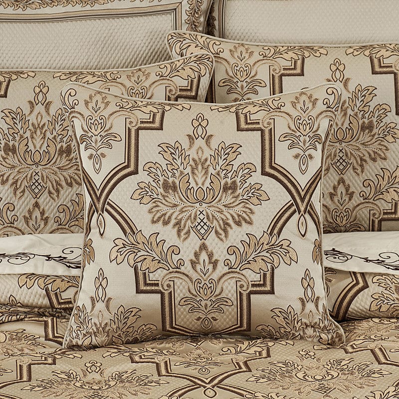 J. Queen New York Decorative Coordinate Pillows Gold Coast 20" Square Decorative Throw Pillow