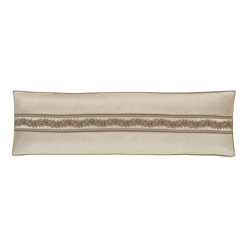 J. Queen New York Decorative Coordinate Pillows Gold Coast Bolster Decorative Throw Pillow