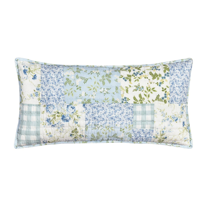 J. Queen New York Decorative Coordinate Pillows Karalena Quilted Boudoir Decorative Throw Pillow