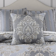 J. Queen New York Decorative Coordinate Pillows Krista 20" Square Decorative Throw Pillow
