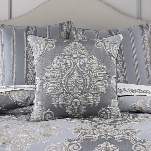 J. Queen New York Decorative Coordinate Pillows Krista 20" Square Decorative Throw Pillow