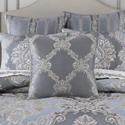 J. Queen New York Decorative Coordinate Pillows Krista 20" Square Embellished Decorative Throw Pillow