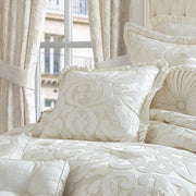 J. Queen New York Decorative Coordinate Pillows La Boheme 20" Square Embellished Decorative Throw Pillow