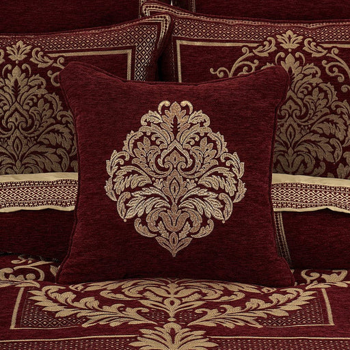 J. Queen New York Decorative Coordinate Pillows Laurenza 18" Square Embellished Decorative Throw Pillow
