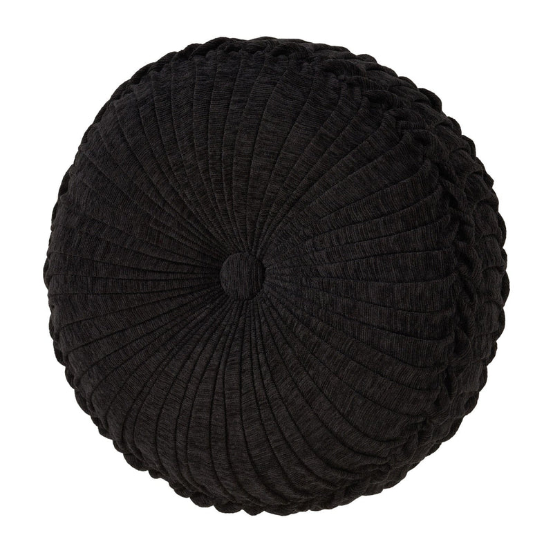 J. Queen New York Decorative Coordinate Pillows Laurenza Tufted Round Decorative Throw Pillow