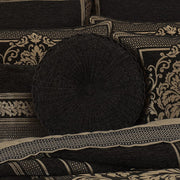 J. Queen New York Decorative Coordinate Pillows Laurenza Tufted Round Decorative Throw Pillow