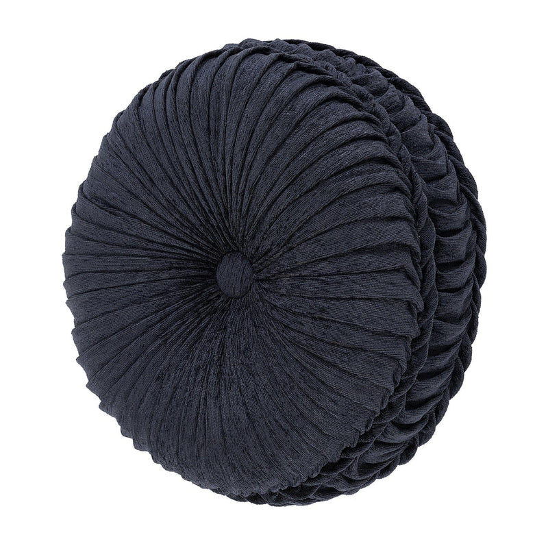 J. Queen New York Decorative Coordinate Pillows Luciana Tufted Round Decorative Throw Pillow